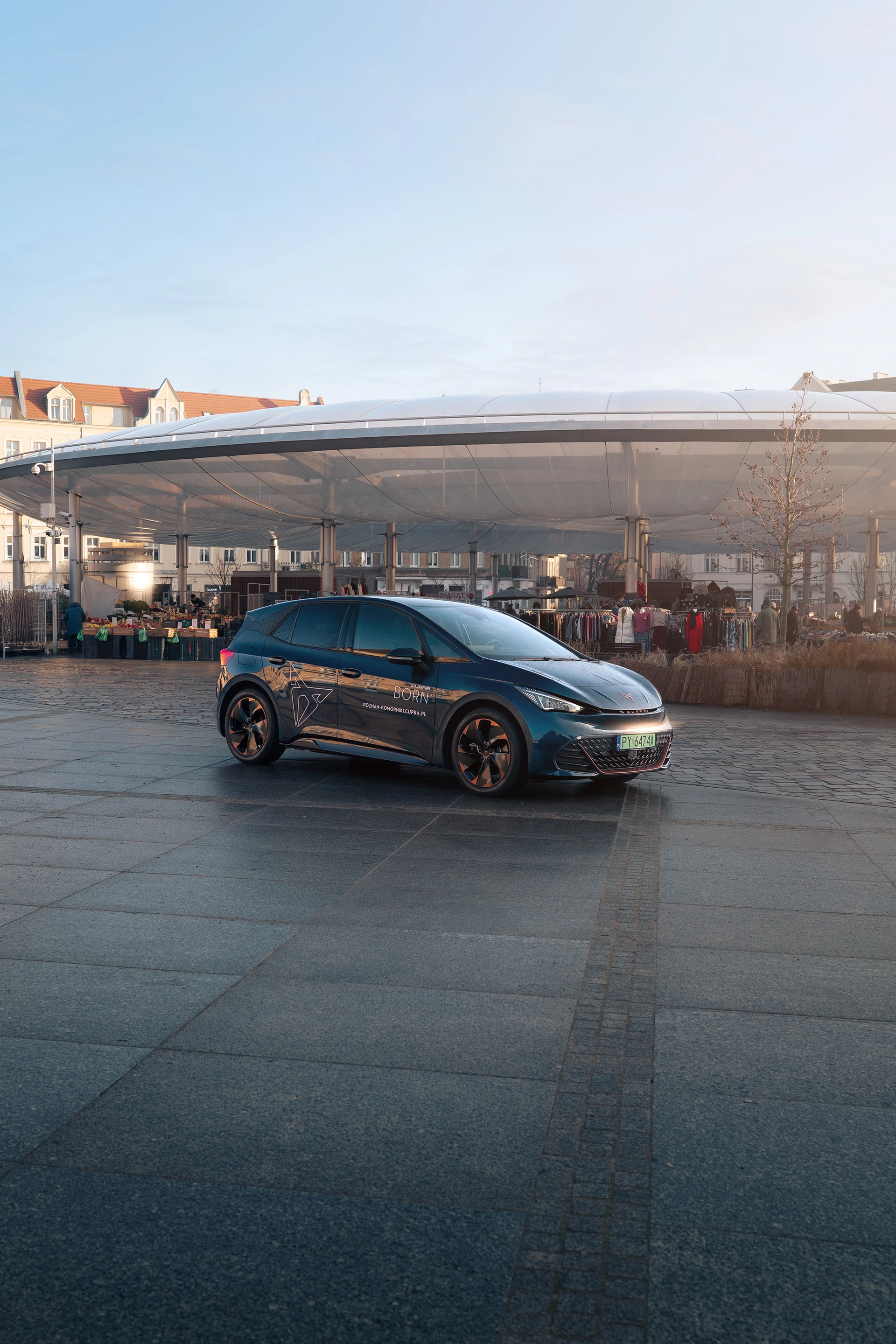CUPRA Born w centrum miasta